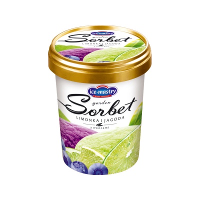 SORBET jagoda - limonka