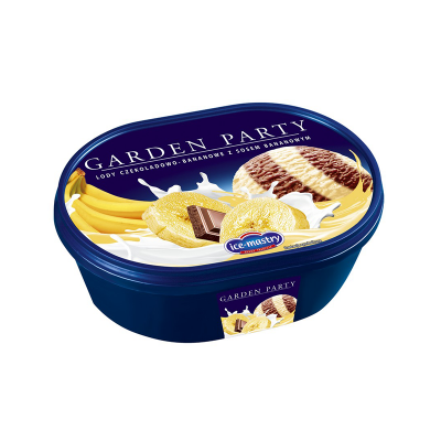 Garden Party Lody czekoladowo bananowe z sosem bananowym